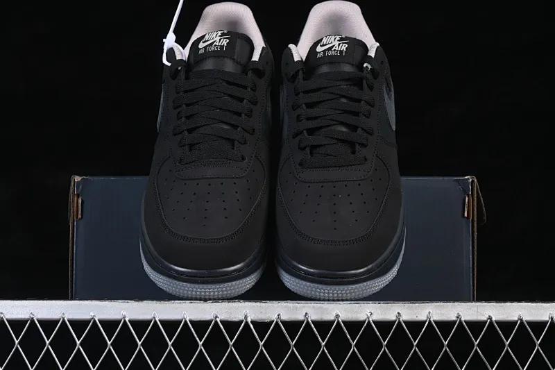 All categories Nk Air Force 1 Air Force series Nk Air Force 1 Low Air Force low-top Nike Air Force 1'07 Low matte all-black Air Force 1 low-top casual sneakers IQ9791-001